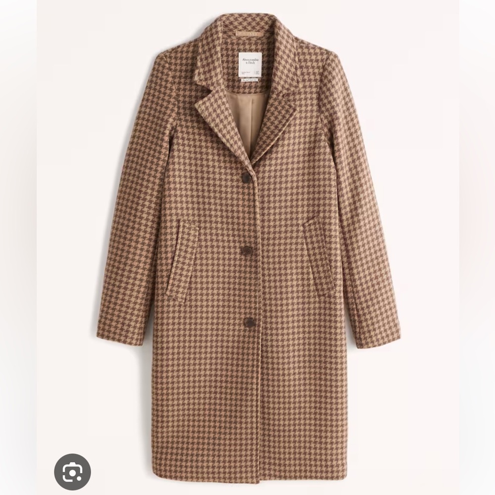 Abercrombie Wool Blend Coat XS NWT
